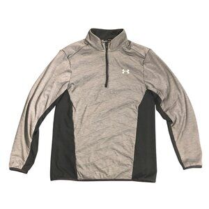 Under Armour Men's Quarter Zip Pullover Activewear Top  Small UA ColdGear Casual